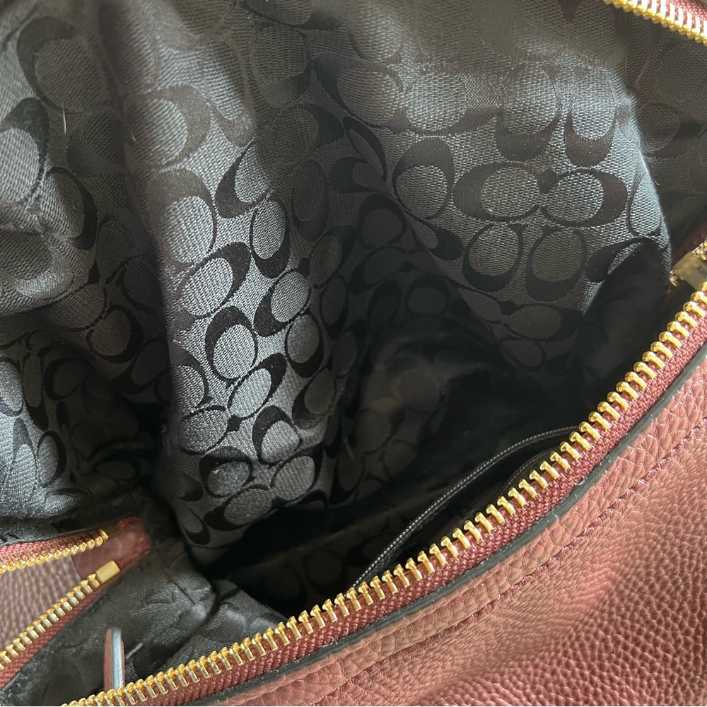 Coach Bleecker Toaster Pebbled Leather Satchel - Picture 7 of 12